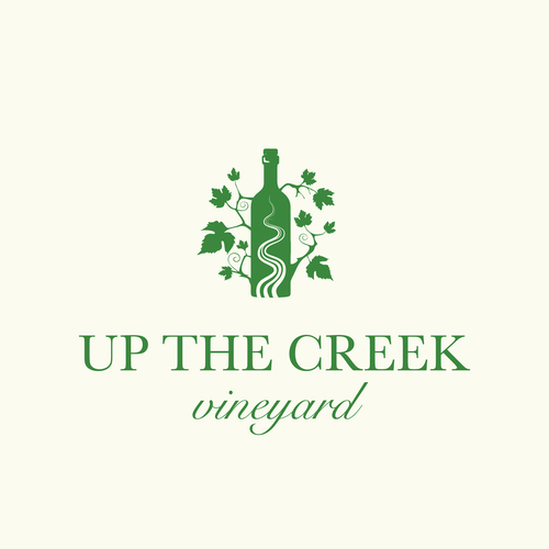 Vineyard logo with the title 'Authentic logo for family-owned Chardonnay vineyard'