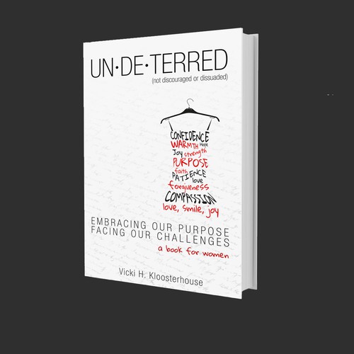 Dress design with the title 'Simple book cover for women '