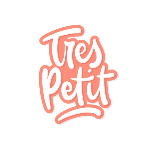 Doodle logo with the title 'Handlettering logo concept for Tres Petit'