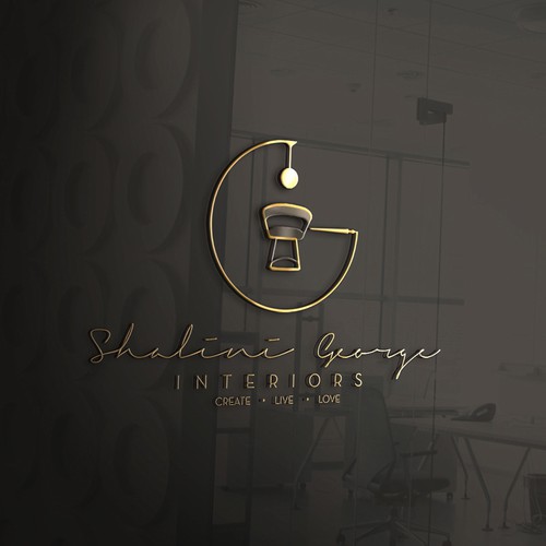 Chair design with the title 'Logo for Shalini George'
