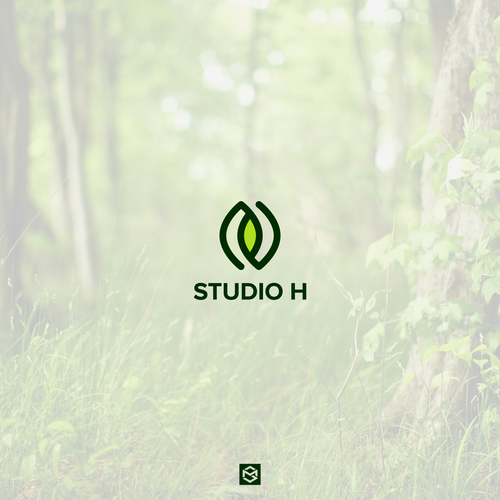 Leaf design with the title 'Bold logo for Studio H'
