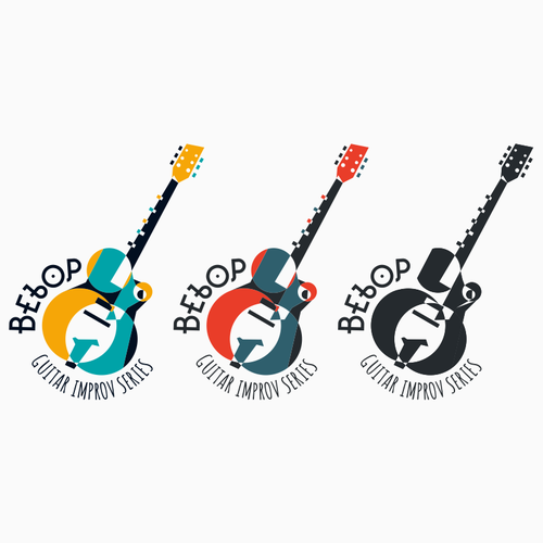 rock guitarist logo