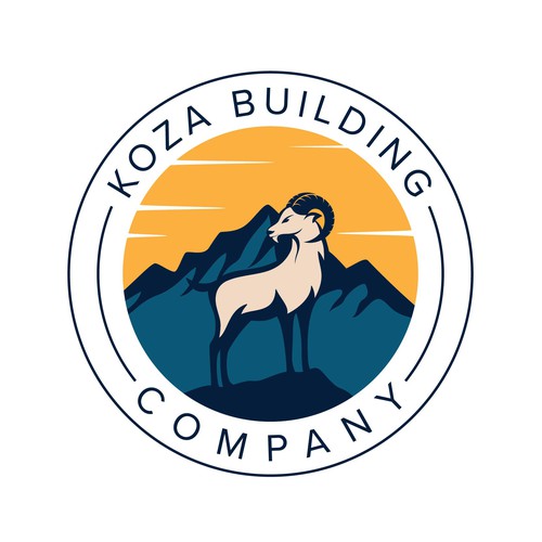 Mountain goat logo with the title 'mountain goat'