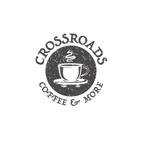 Kiosk design with the title 'Logo for a mobile coffee stand'