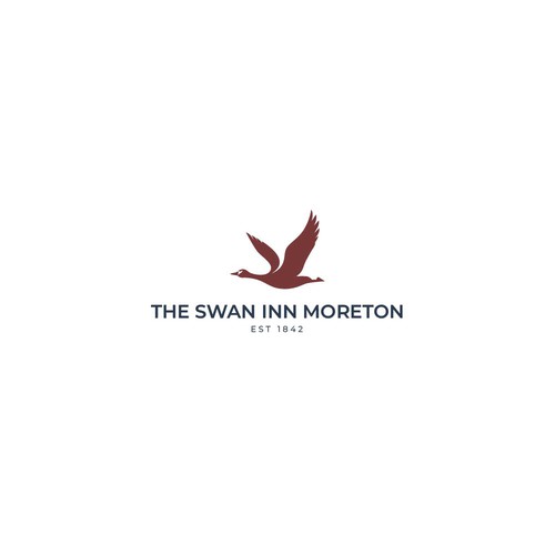 Swan design with the title 'the swan logo'
