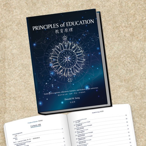 Education book cover with the title 'Bilingual Education Book'