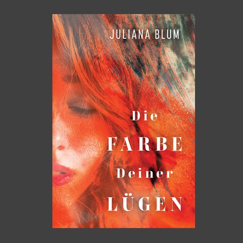 Painting book cover with the title 'Book cover contest entry'