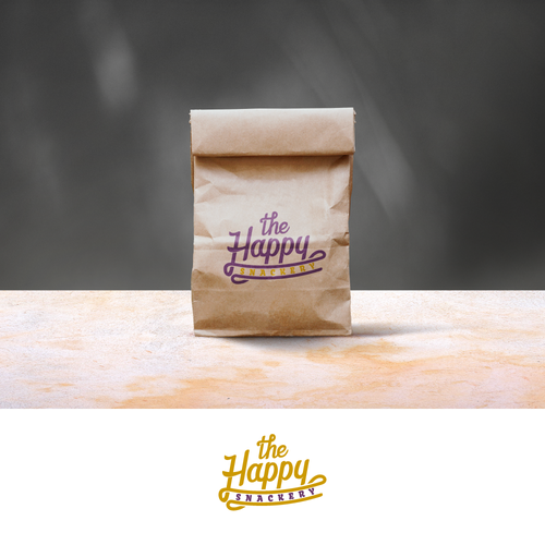 Packaging logo with the title 'Logo for bag of sweets'