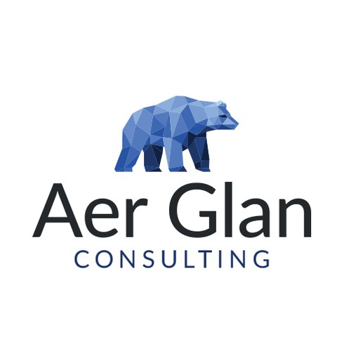 Bear brand with the title 'Logo concept for a company'