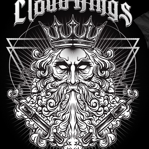 King design with the title 'T-shirt design '