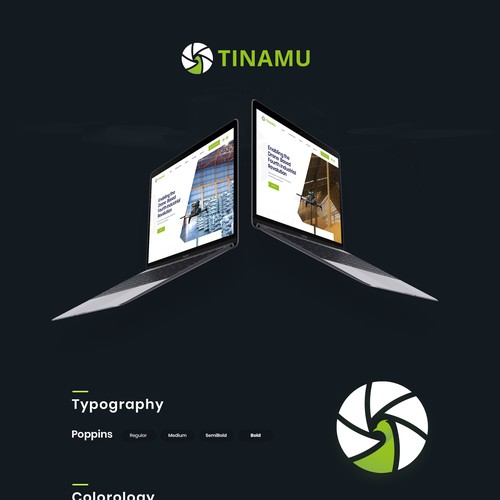 Drone design with the title 'A powerful web design for a high-tech drone startup'