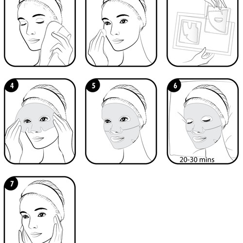 Instructions artwork with the title 'zbzyxyc illustration'