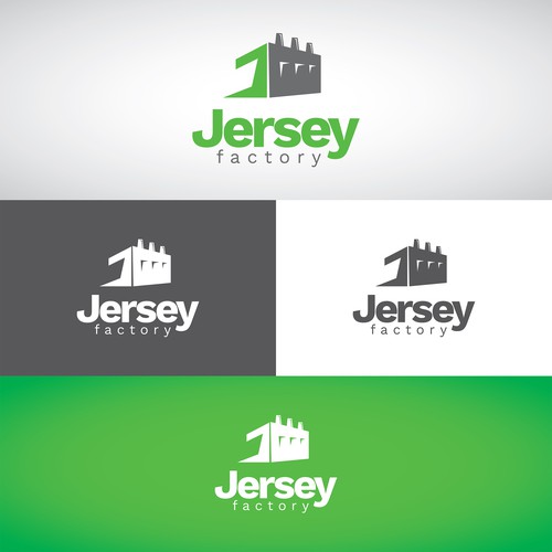 Factory logo with the title 'Jersey Factory'