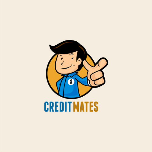Dollar design with the title 'credit mates'