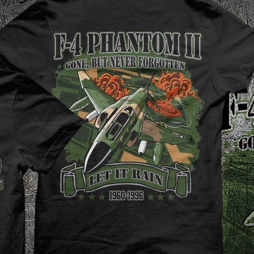 Flight design with the title 'F-4 Phantom II'