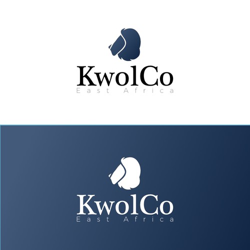 Navy blue logo with the title 'KwolCo'