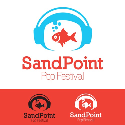 Festival logo with the title 'Logo design for an inaugural national music art and culture festival'