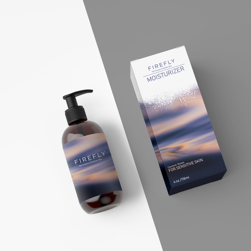 Smooth design with the title 'Lotion package design concept'