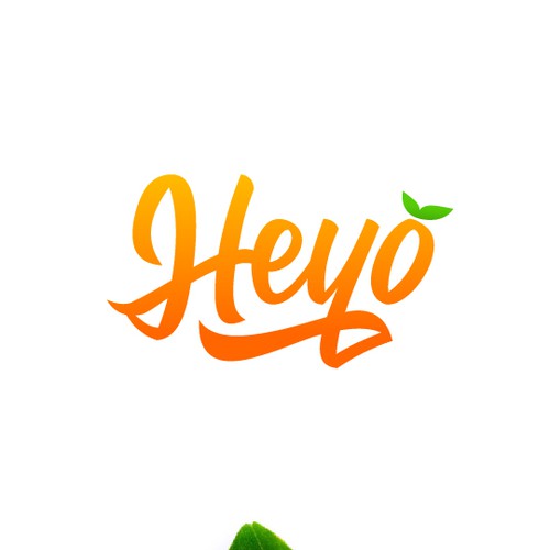 Drink brand with the title 'Heyo Logo Design'