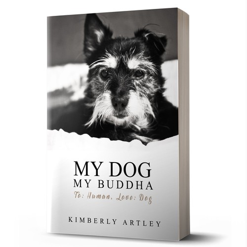 Dog book cover with the title 'Book Cover'