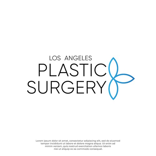Surgical design with the title 'Los Angeles Plastic Surgery Logo'