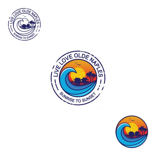 Island logo with the title 'Live Love Olde Naples'