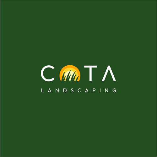 Sunrise logo with the title 'Cota Landscaping'