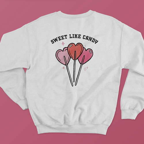 Valentine design with the title 'Valentine's Day T-Shirt Design for Boutique'