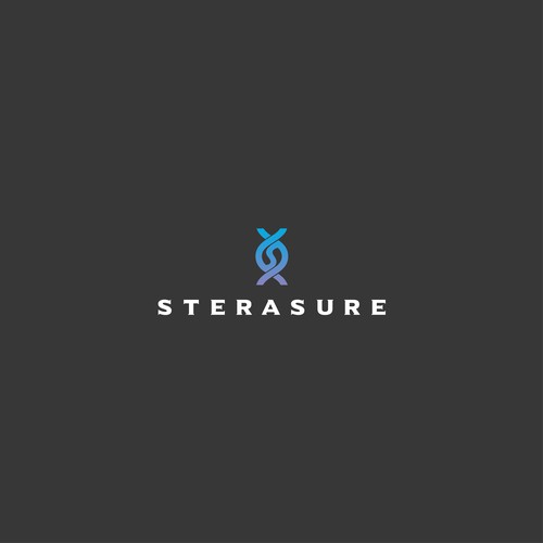 Cleaning brand with the title 'Sterasure logo and brand identity'