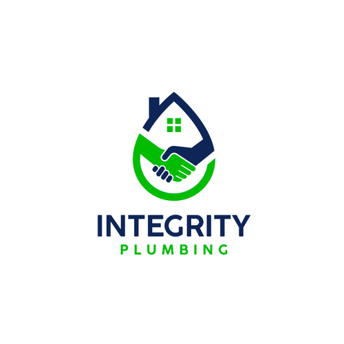 Plumbing design with the title 'Logo for plumbing company'