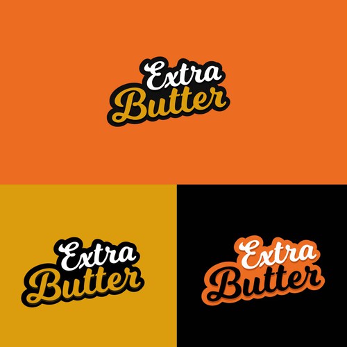 Butter logo with the title 'Extra butter logo'