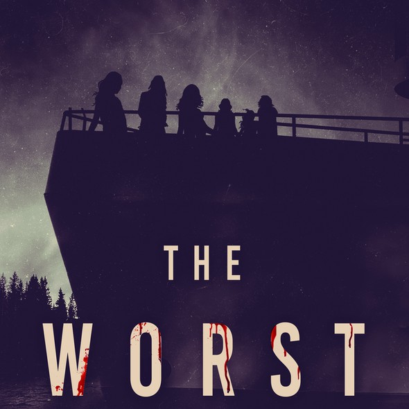 Girl book cover with the title 'book cover "The Worst"'