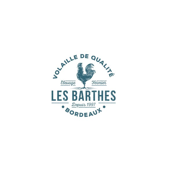 French brand with the title 'Winning Logo for Les Barthes'