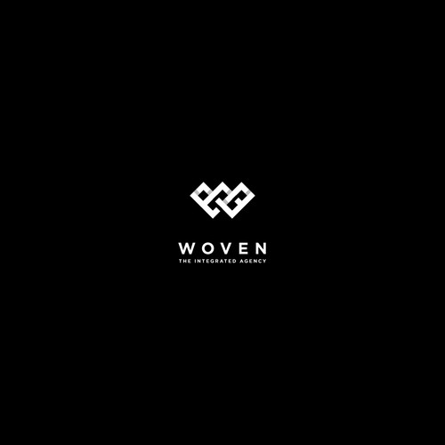 Agency logo with the title 'Logo Design for Woven'