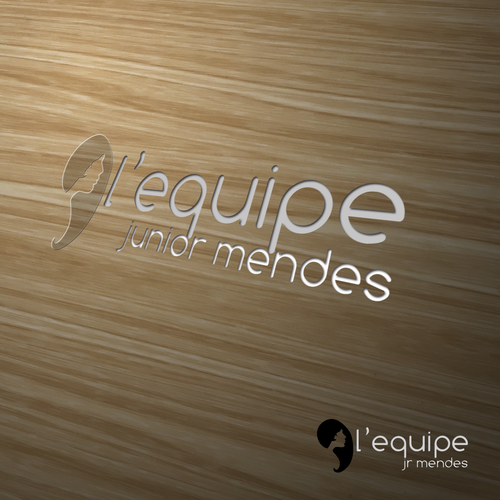 Hair salon brand with the title 'Logo Clean e Sofisticado'