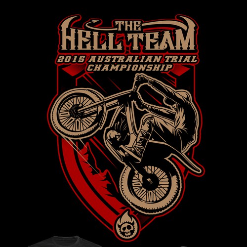 Automotive t-shirt with the title 'HELL TEAM'