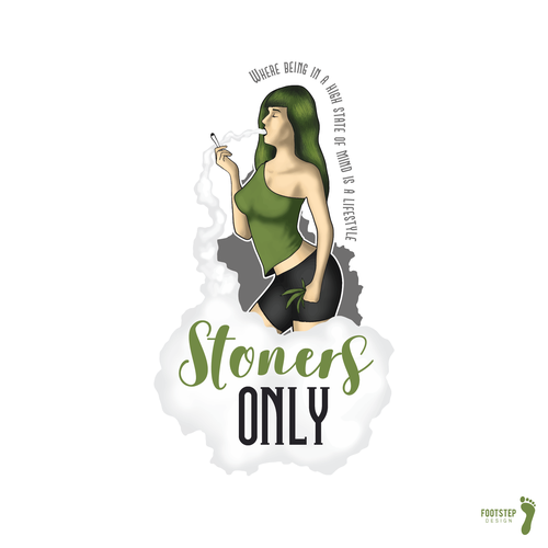 Accessories design with the title 'Marijuana accessories logo design'