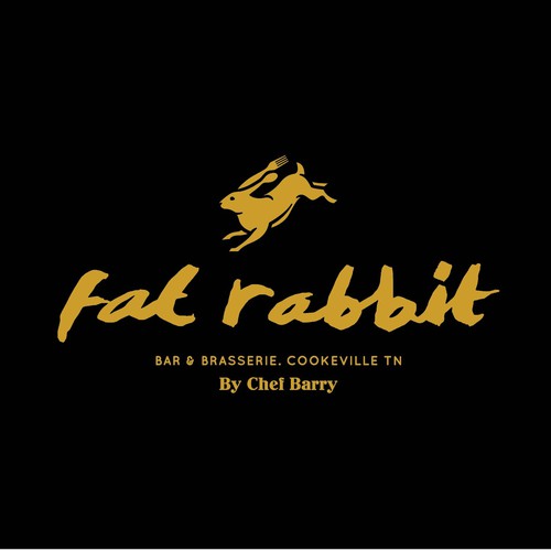 Bar design with the title 'Fat Rabbit'