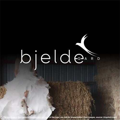 Robin logo with the title 'Bjelde Gard'
