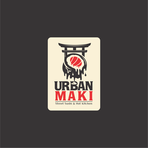 Sushi design with the title 'Urban Maki'