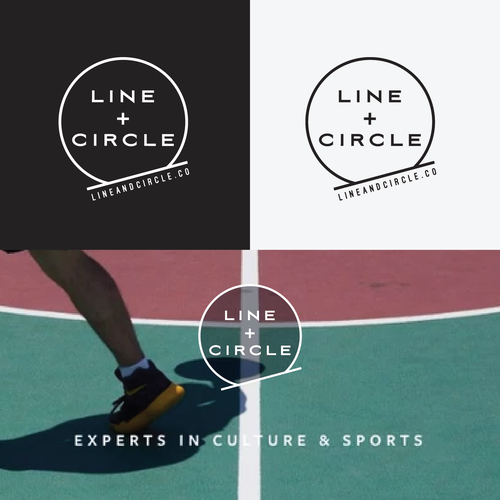 Sneaker design with the title 'Logo for sporting goods.'