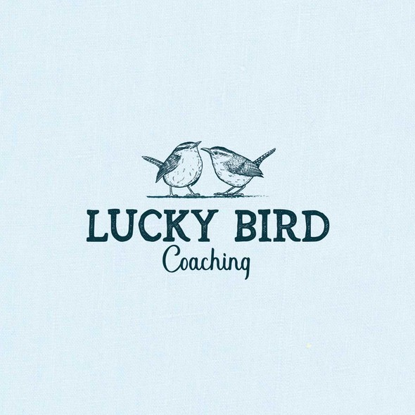 Hand-drawn brand with the title 'Lucky Bird Coaching'