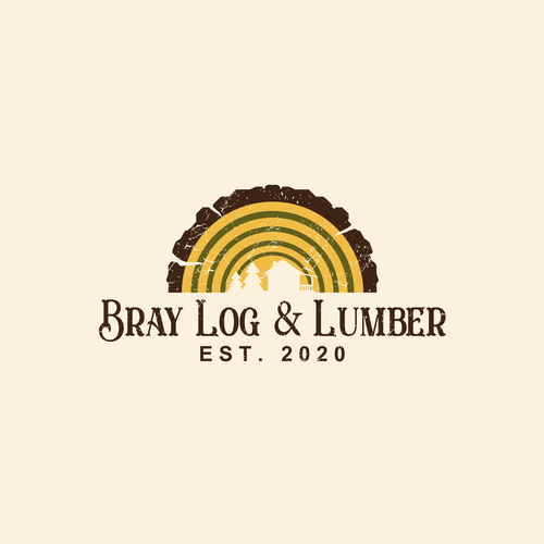 Inspiration brand with the title 'Log & lumber'