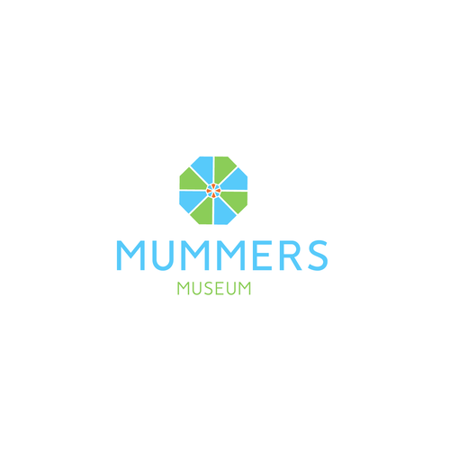 Museum design with the title 'Logodesign for Mummers.Museum '