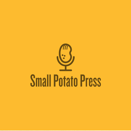 Potato logo with the title 'Minimal logo for a publication featuring entrepreneur interviews'