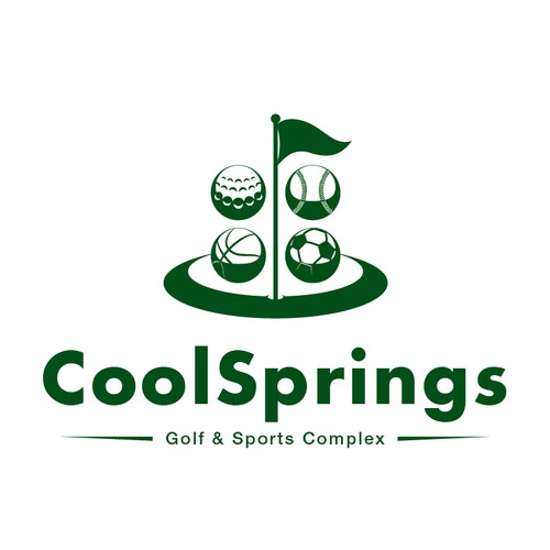 Complex design with the title 'Logo design for a golf and sports complex'