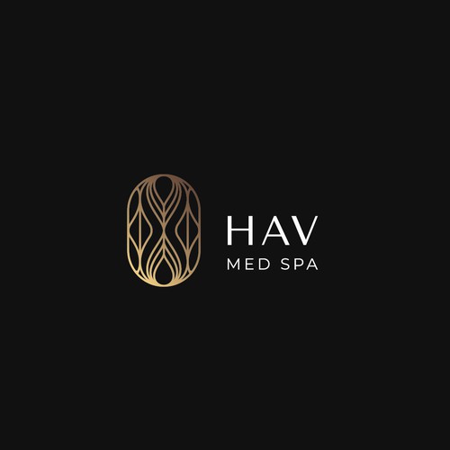 Scandinavian design with the title 'HAV'