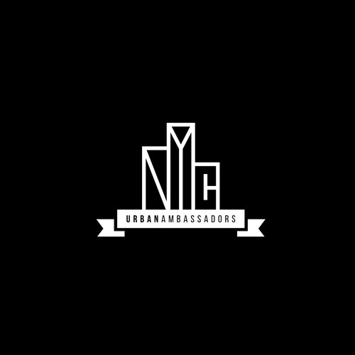 Mentoring logo with the title 'Creating Logo for NYC Urban Ambassadors'