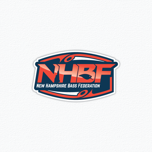Bass design with the title 'NHBF'