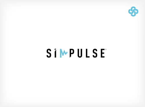 Smartphone logo with the title 'Simpulse Logo'